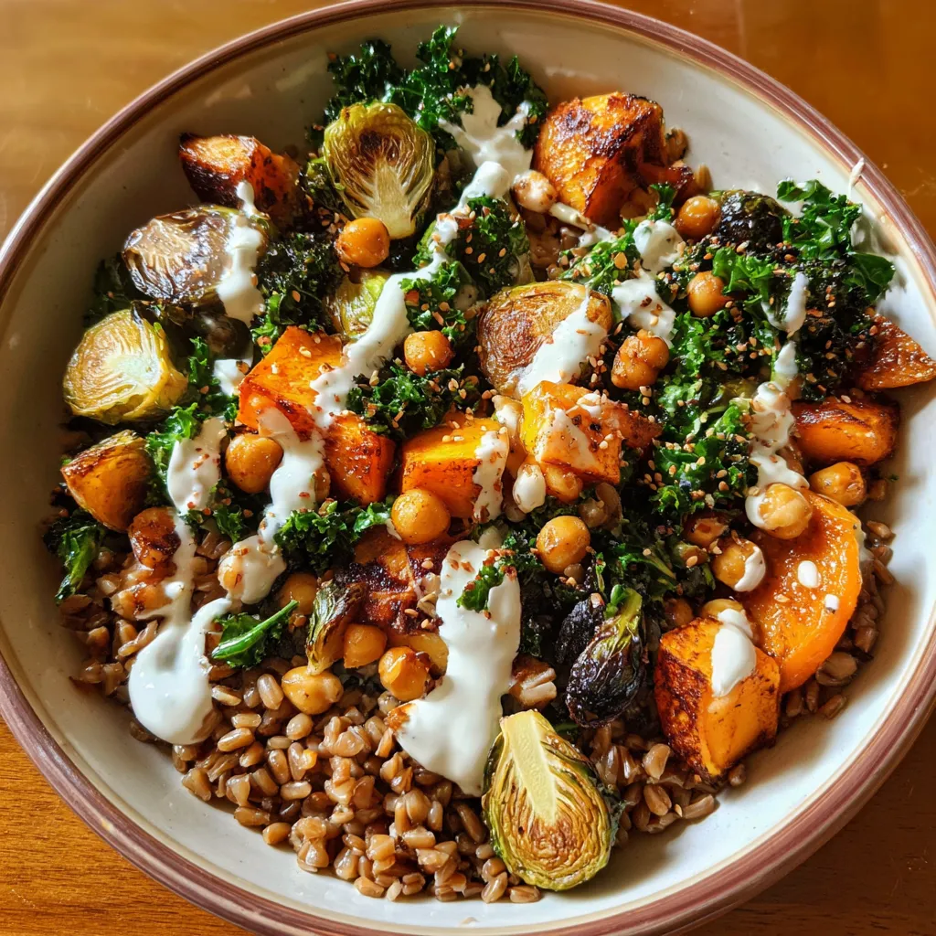 Hearty Savory Roasted Harvest Bowl