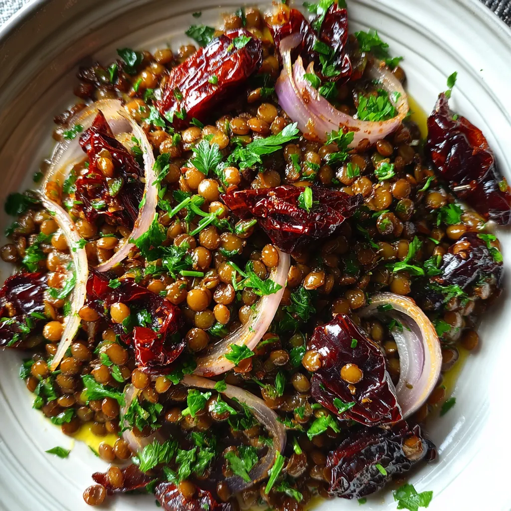 Lentil Date Salad