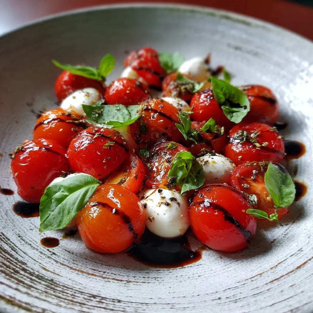 Caprese Salad with Cherry Tomatoes