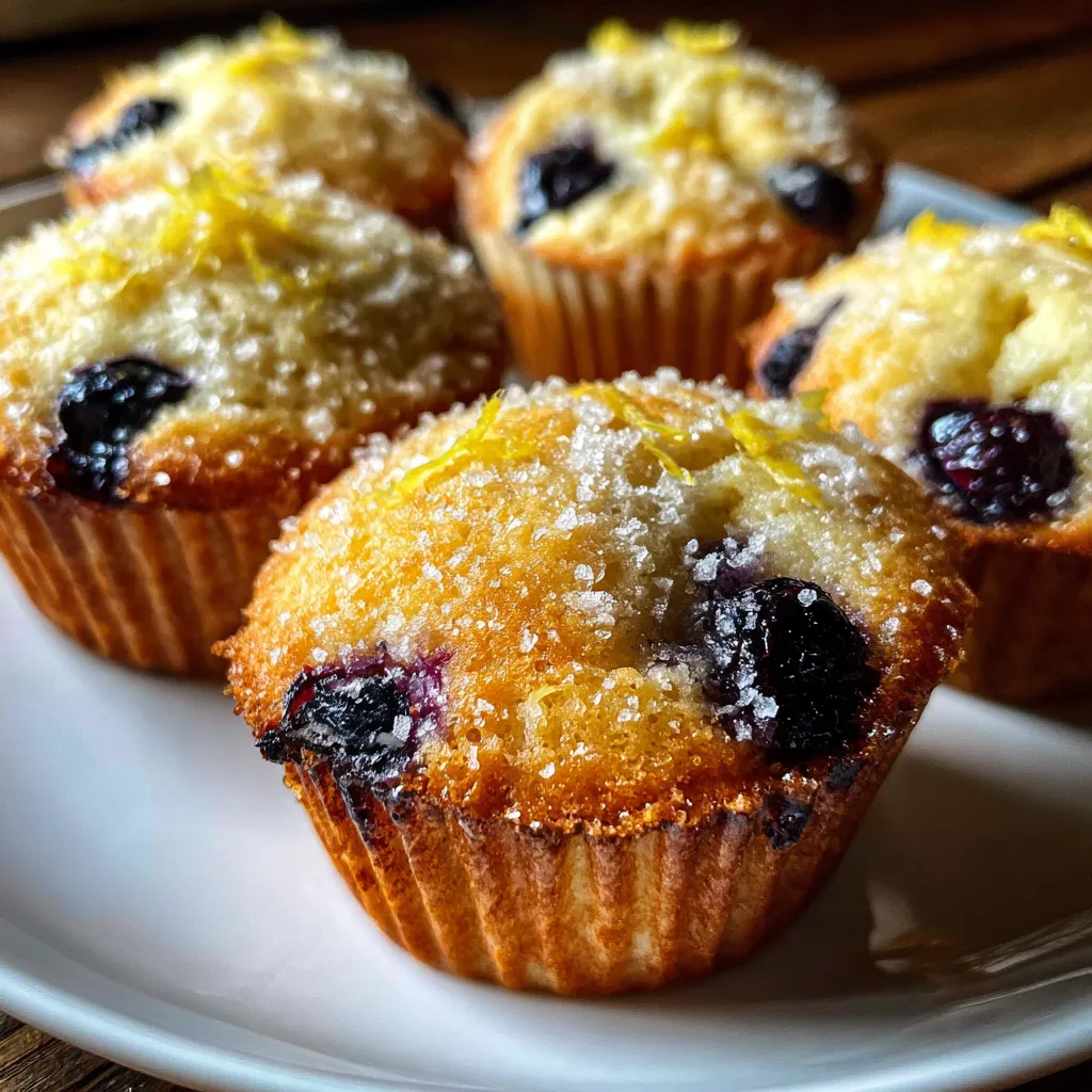Lemon Blueberry Muffins