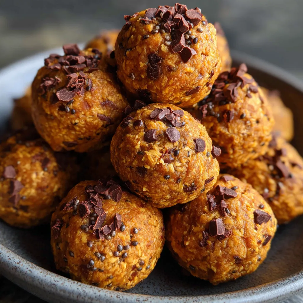 Pumpkin Protein Balls