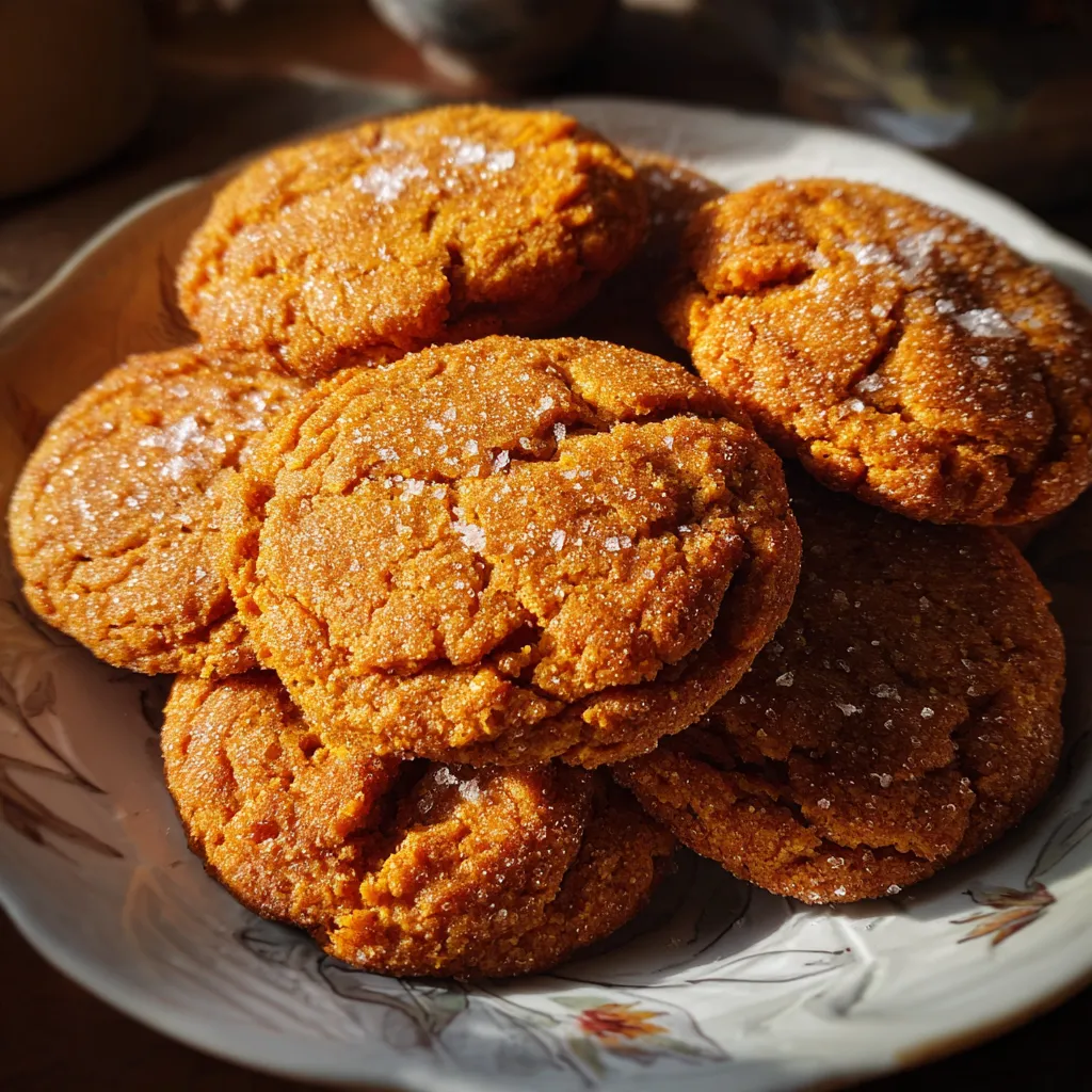 Chewy Pumpkin Cheesecake Cookies
