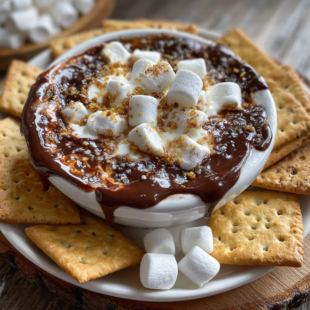Decadent Gooey Campfire S’more Dip