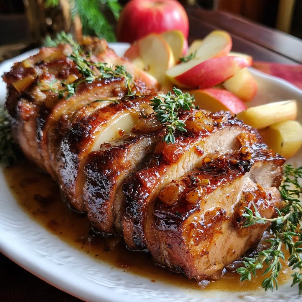Fall Apple Cider Pork Roast